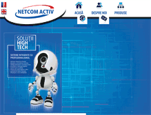 Tablet Screenshot of netcom-activ.ro